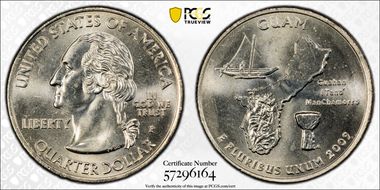 2009-P 25C Guam MS65