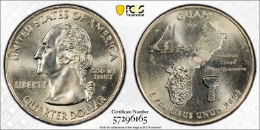 2009-P 25C Guam MS65