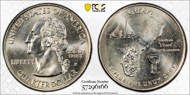2009-P 25C Guam MS64