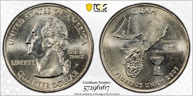 2009-P 25C Guam MS65