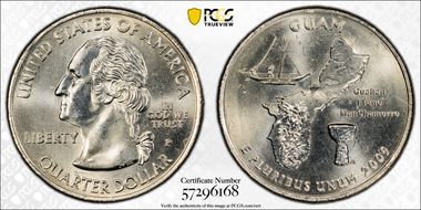 2009-P 25C Guam MS65