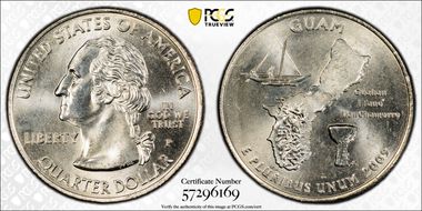 2009-P 25C Guam MS65