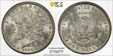 1888 $1 MS63