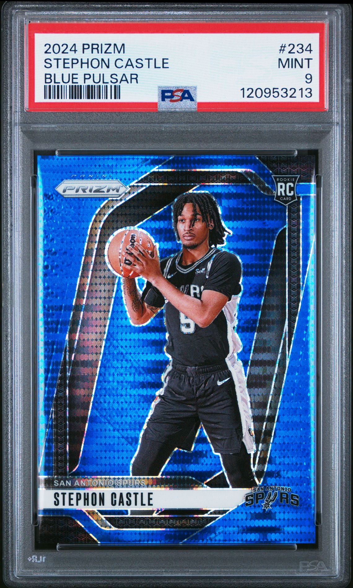 2024 Panini Prizm BLUE PULSAR #234 Stephon Castle front