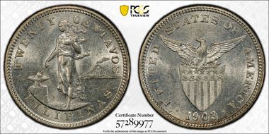 1903 20C AU58
