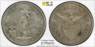 1912-S 20C AU53