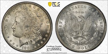 1882 $1 MS65