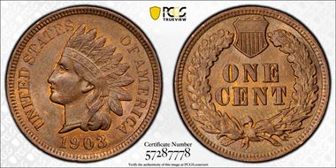 1903 1C MS63BN
