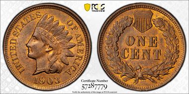 1903 1C MS63RB