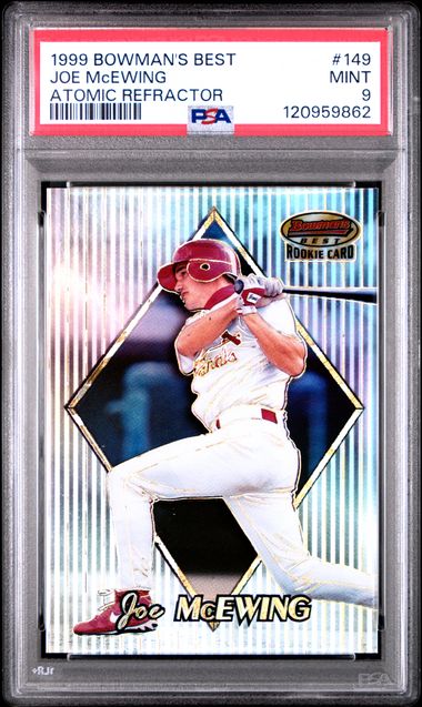 1999 Bowman Bowman's Best Atomic Refractor #149 Joe McEwing front