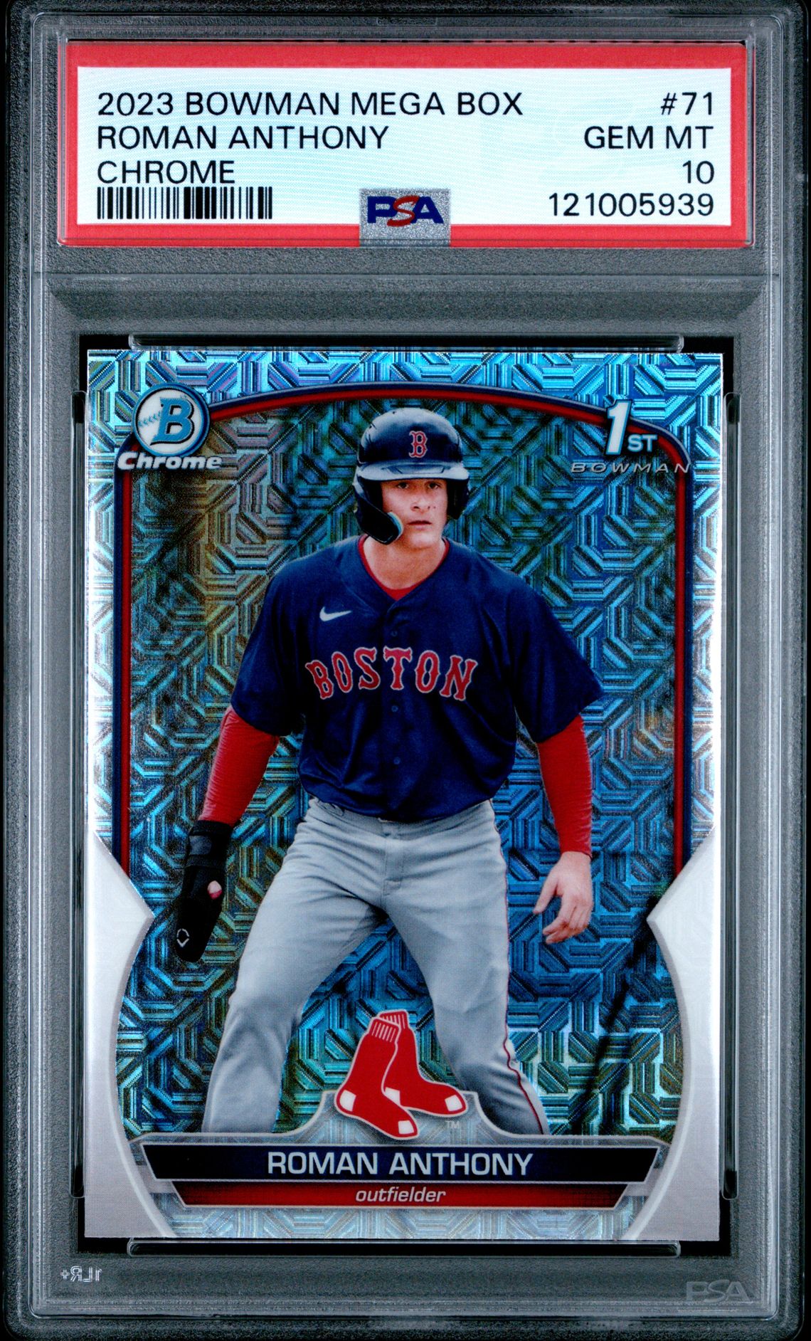 2023 Bowman Mega Box Chrome Roman Anthony #71 (Chrome) Gem Mt 10 front