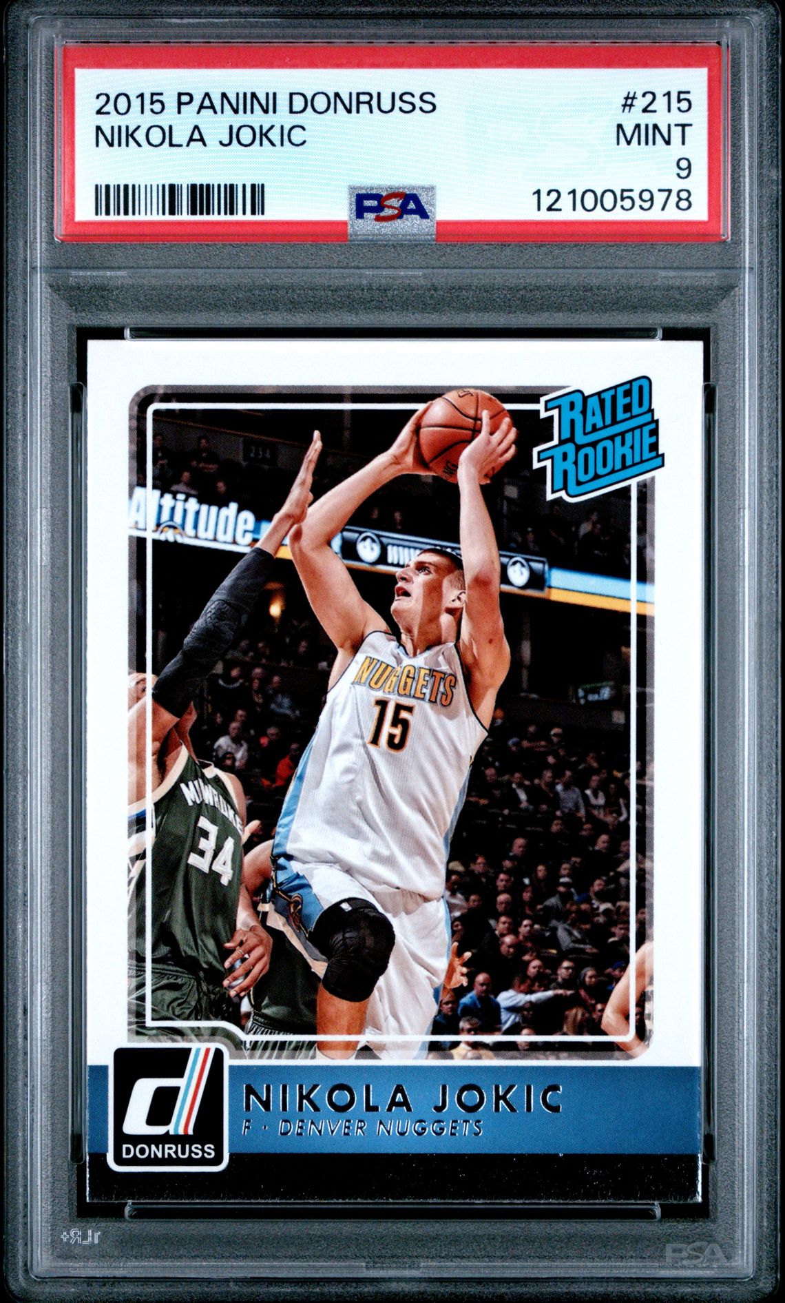 2015 Panini Donruss Nikola Jokic #215 Mint 9 front