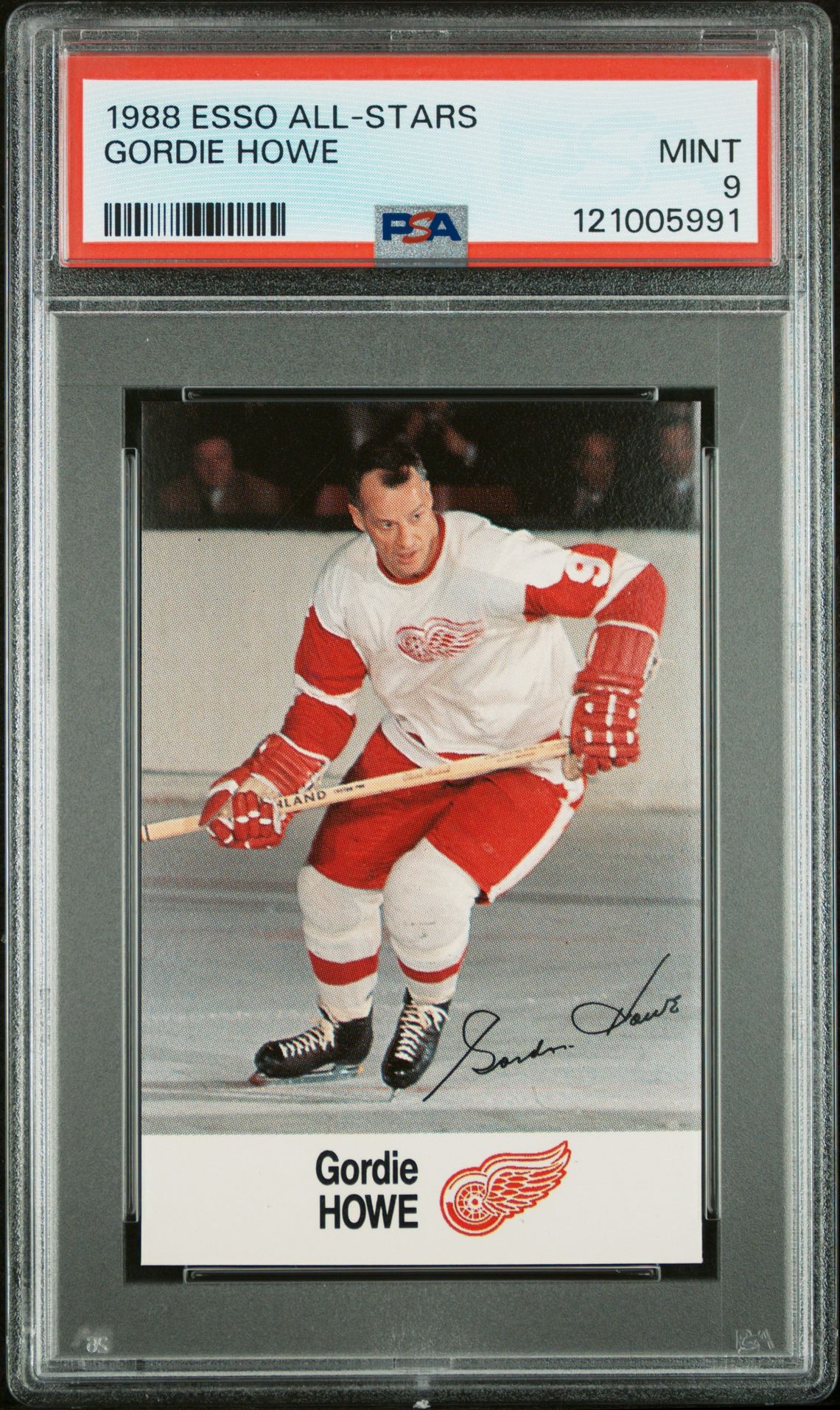 1988 Esso All-Stars Gordie Howe Mint 9 front