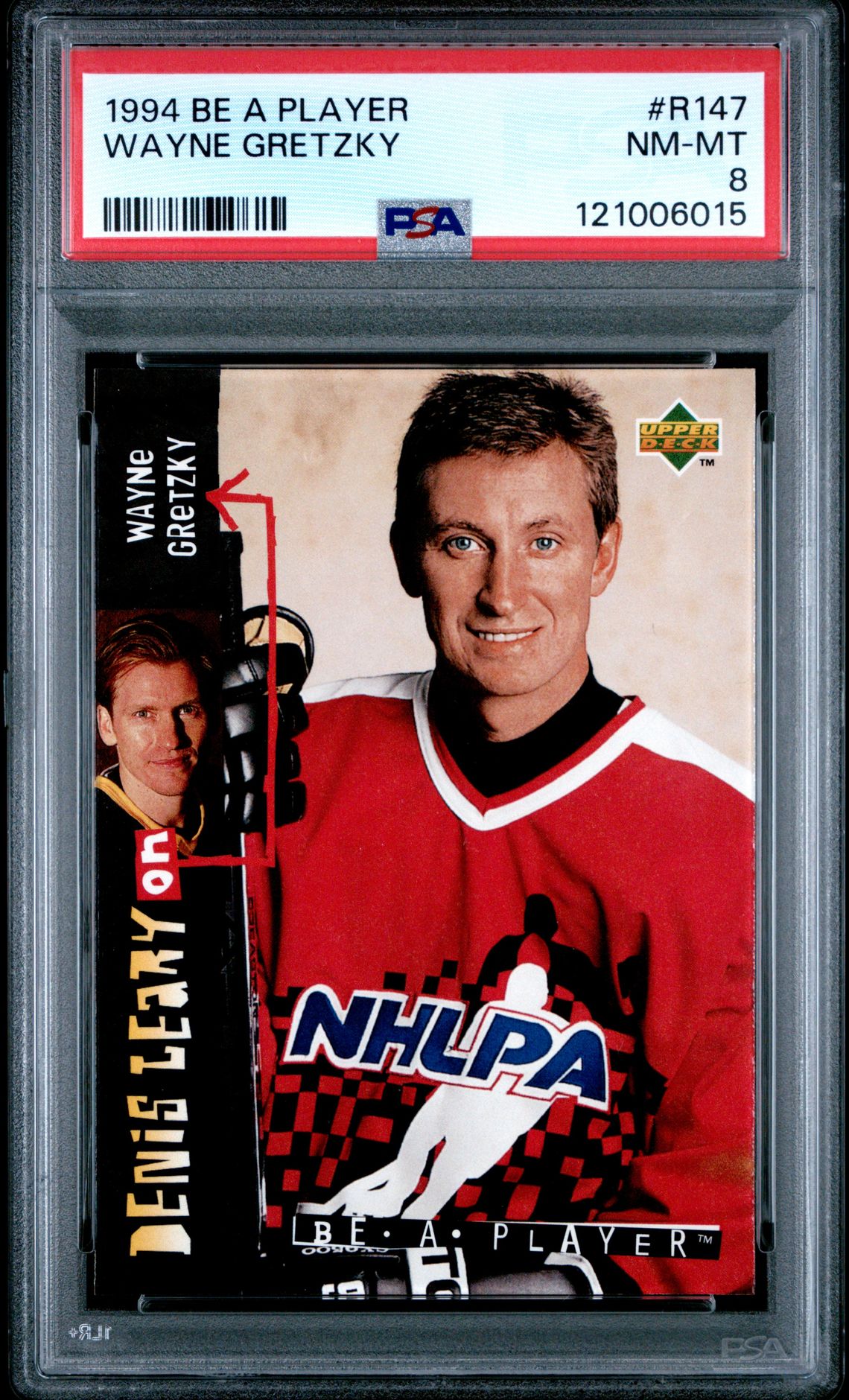 1994 Be A Player Wayne Gretzky #R147 Nm-Mt 8 front