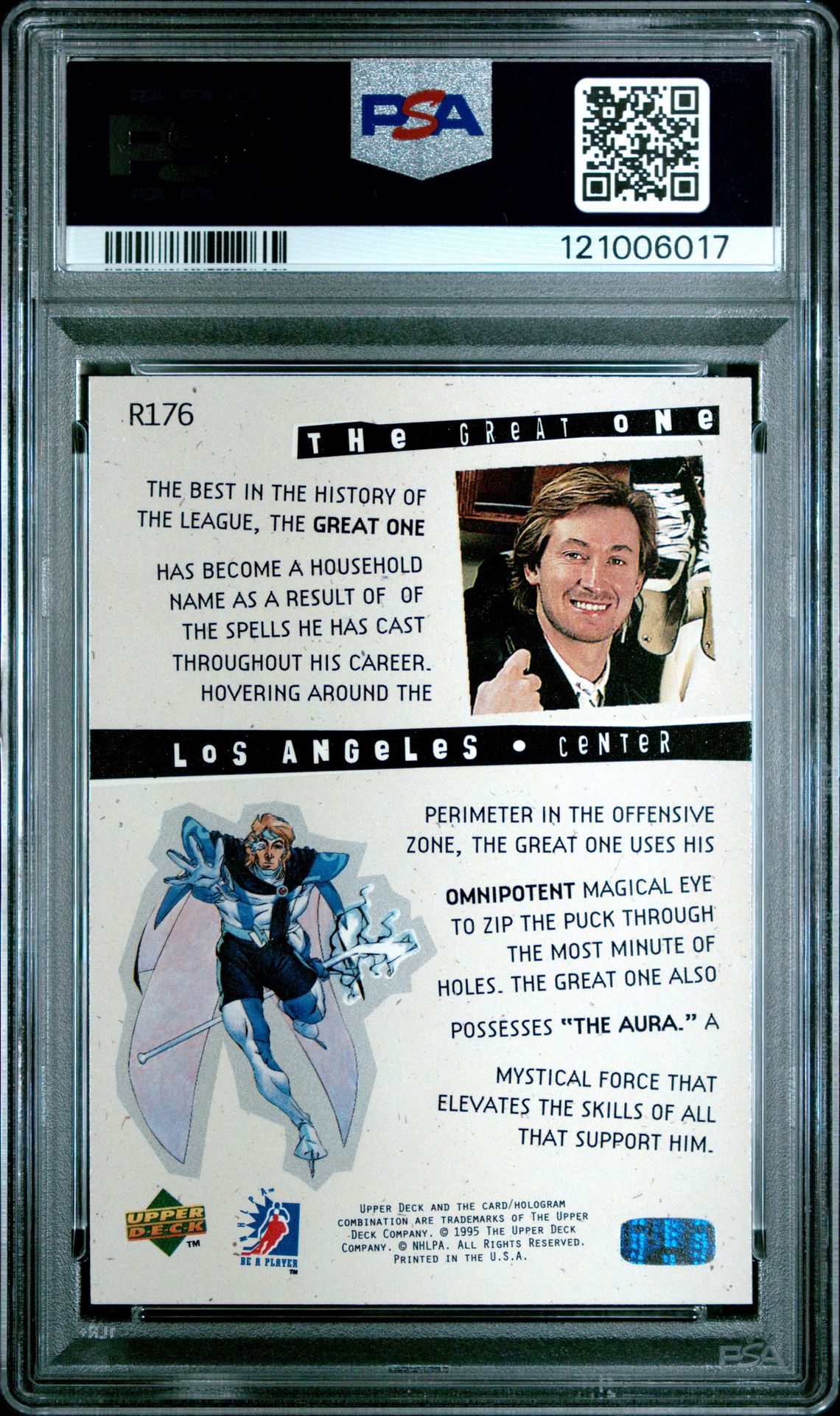 1994 Be A Player Wayne Gretzky #R176 Gem Mt 10 back