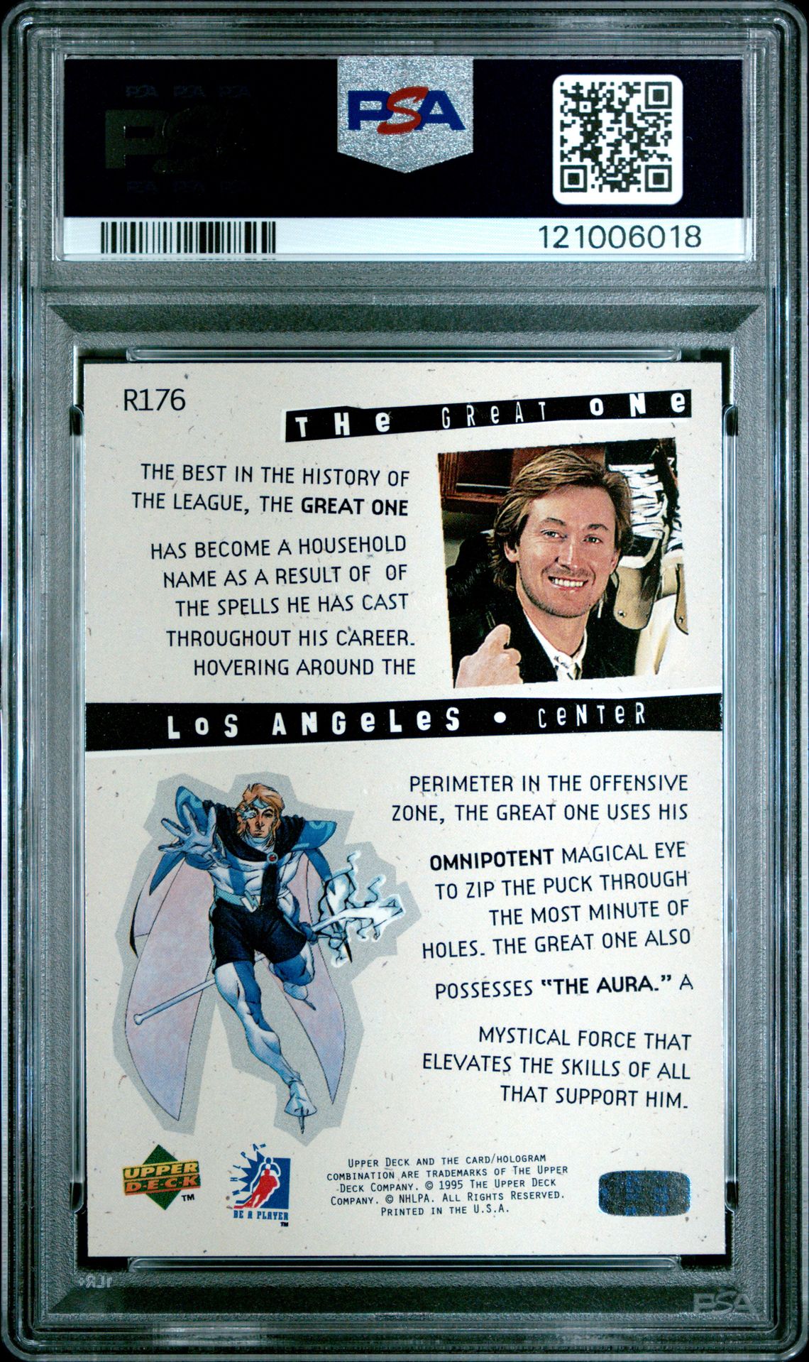1994 Be A Player Wayne Gretzky #R176 Mint 9 back