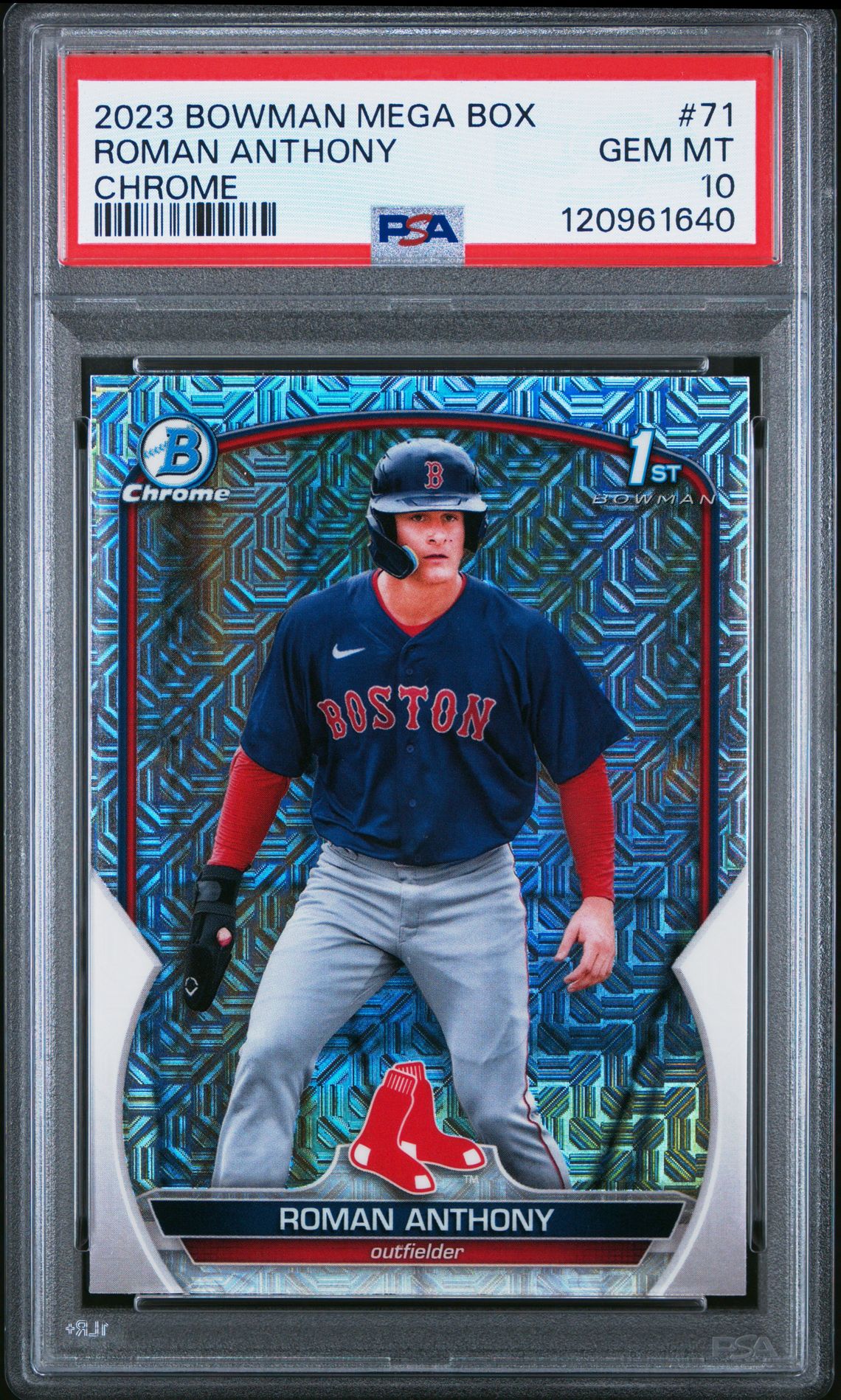 2023 Bowman Mega Box Chrome Roman Anthony #71 (Chrome) Gem Mt 10 front