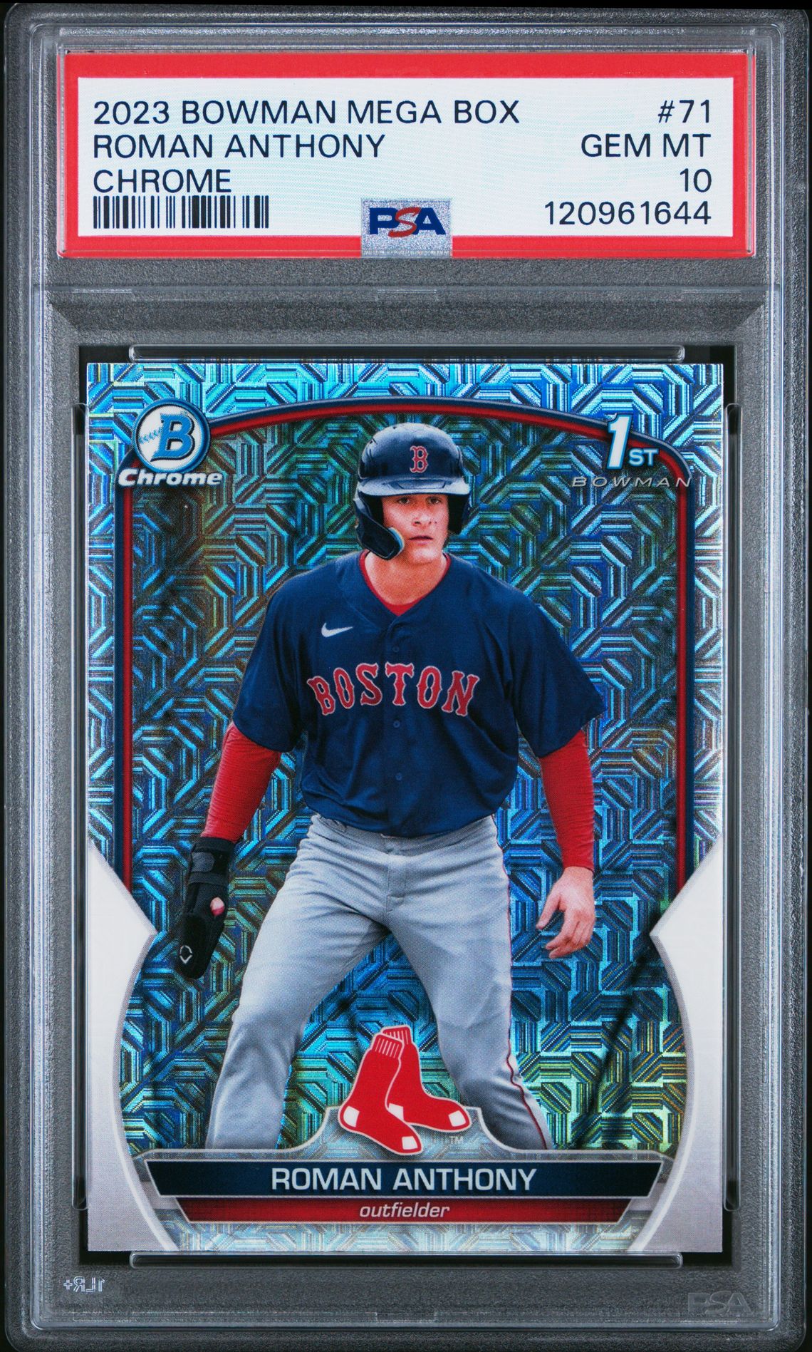 2023 Bowman Mega Box Chrome Roman Anthony #71 (Chrome) Gem Mt 10 front