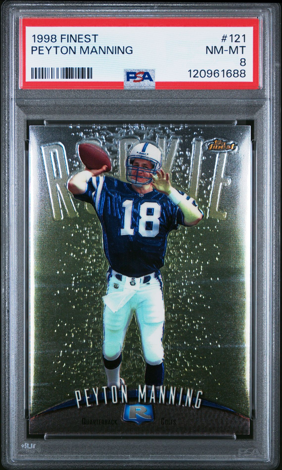 1998 Finest Peyton Manning #121 Nm-Mt 8 front
