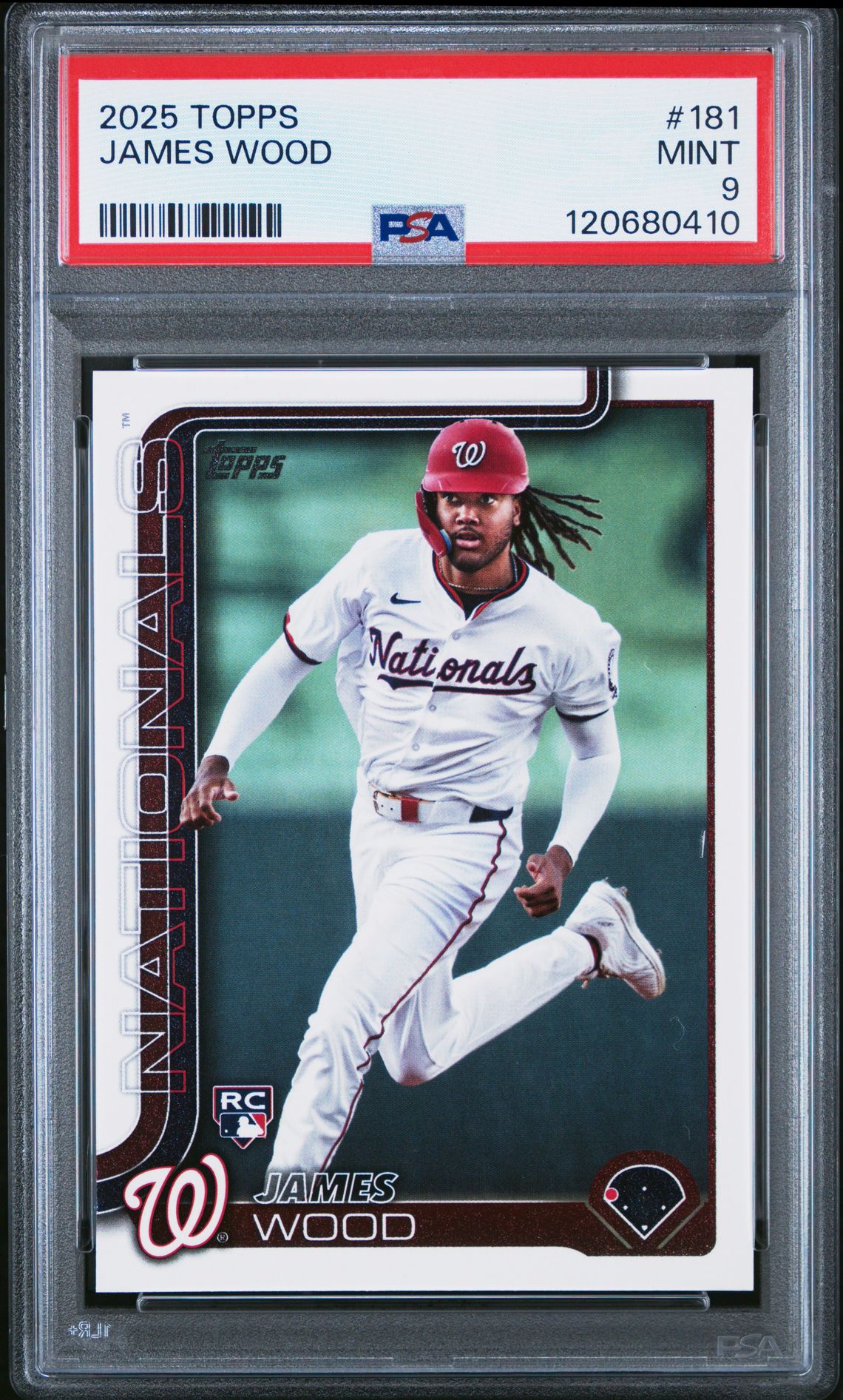 2025 Topps James Wood #181 Mint 9 front