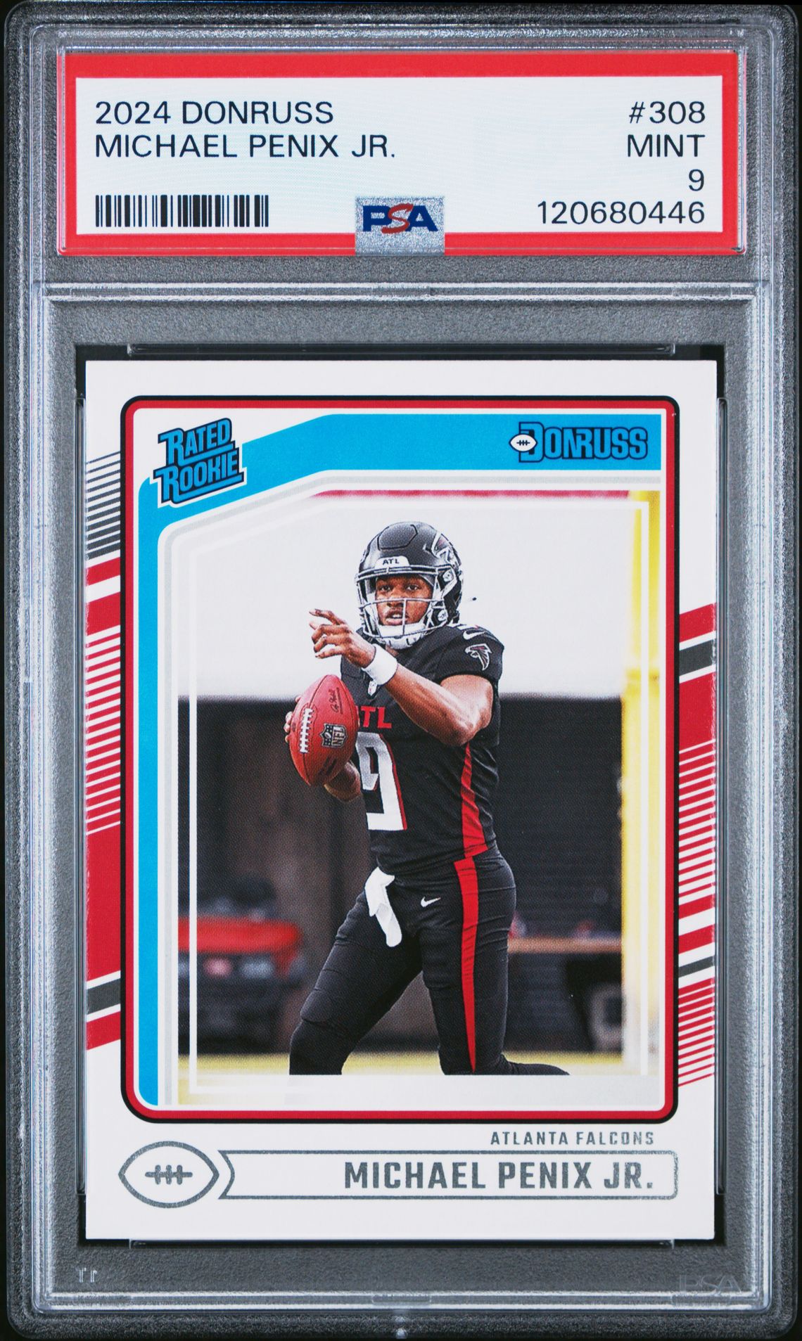 2024 Panini Donruss Michael Penix Jr. #308 Mint 9 front