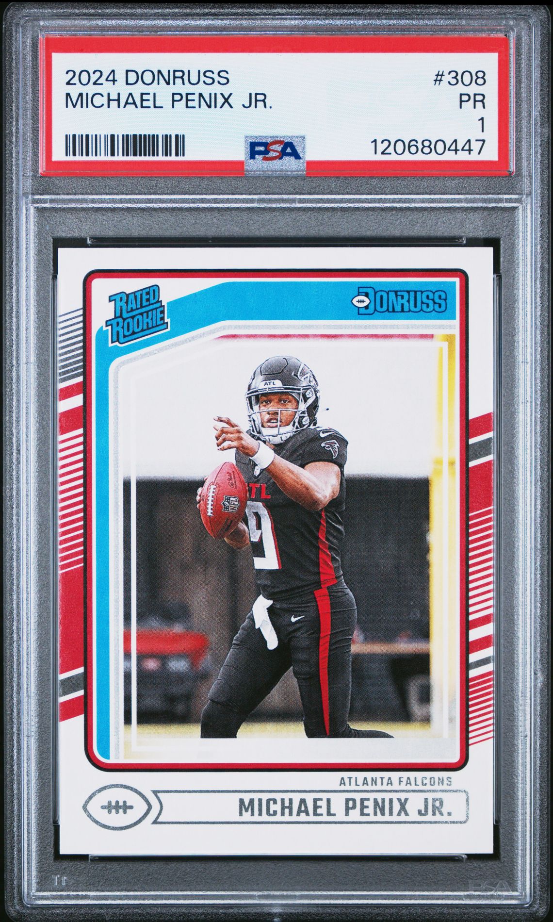 2024 Panini Donruss Michael Penix Jr. #308 Pr 1 front