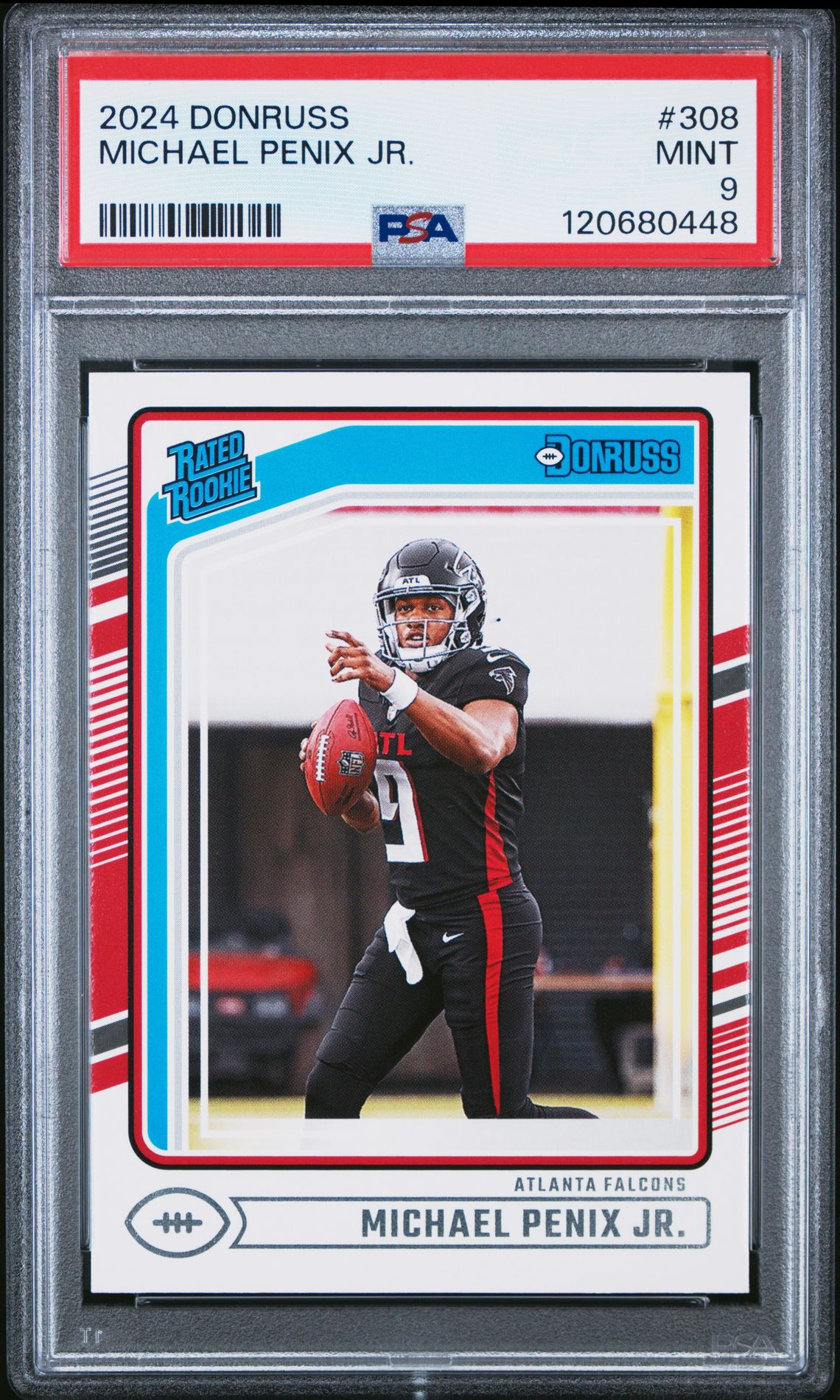 2024 Panini Donruss Michael Penix Jr. #308 Mint 9 front