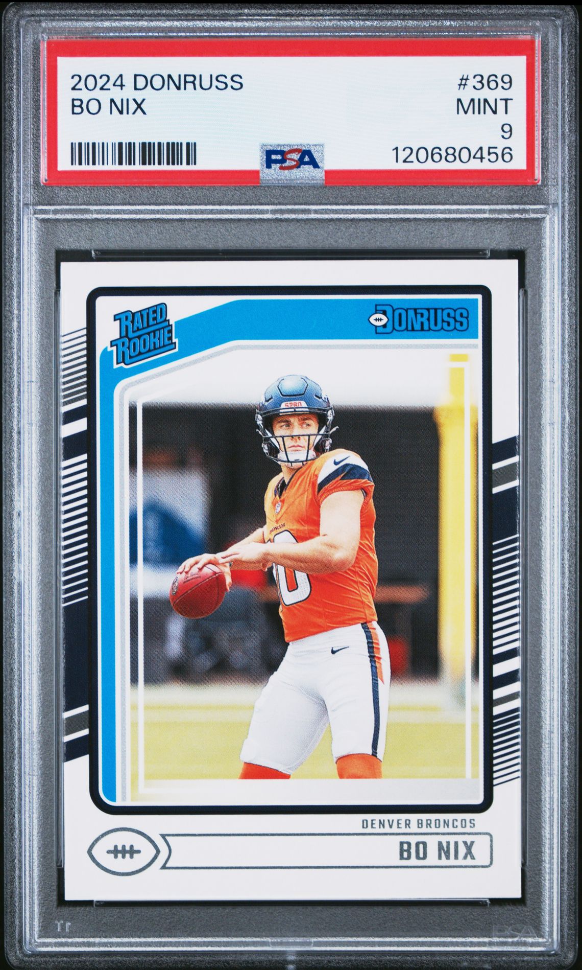 2024 Panini Donruss Bo Nix #369 Mint 9 front