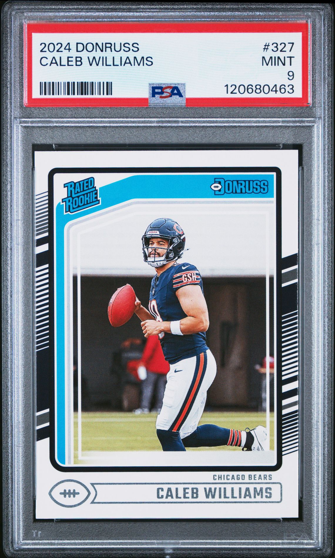 2024 Panini Donruss Caleb Williams #327 Mint 9 front