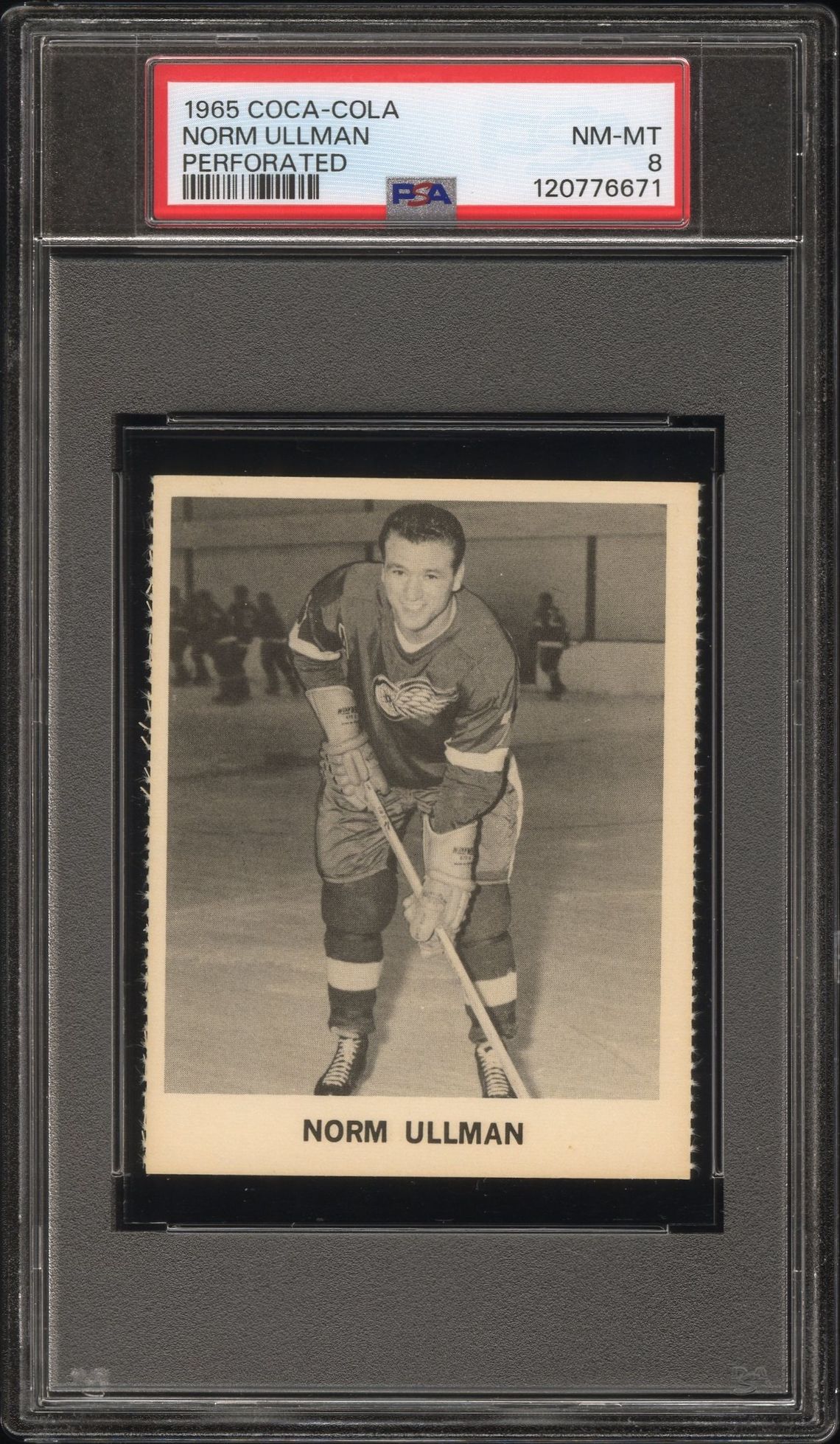1965 Coca-Cola Norm Ullman (Perforated) Nm-Mt 8 front
