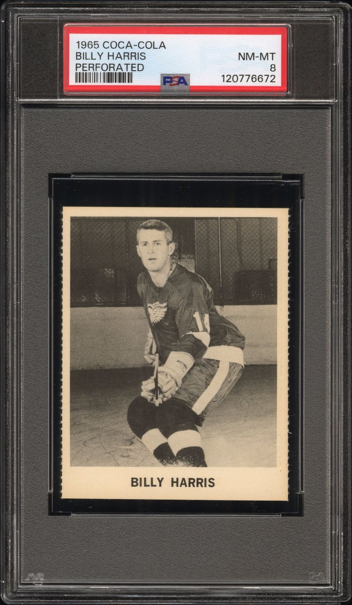 1965 Coca-Cola Billy Harris (Perforated) Nm-Mt 8 front