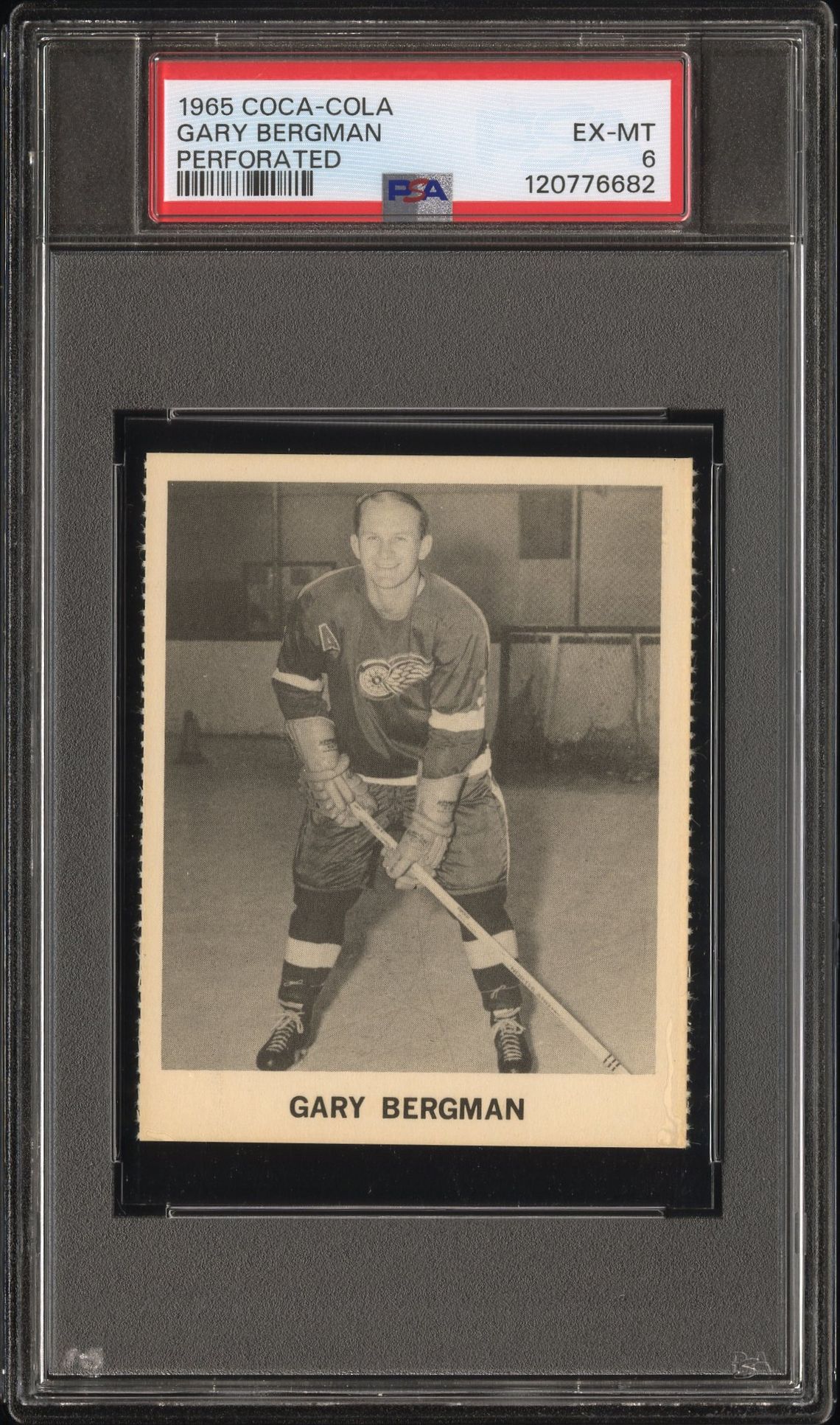 1965 Coca-Cola Gary Bergman (Perforated) Ex-Mt 6 front