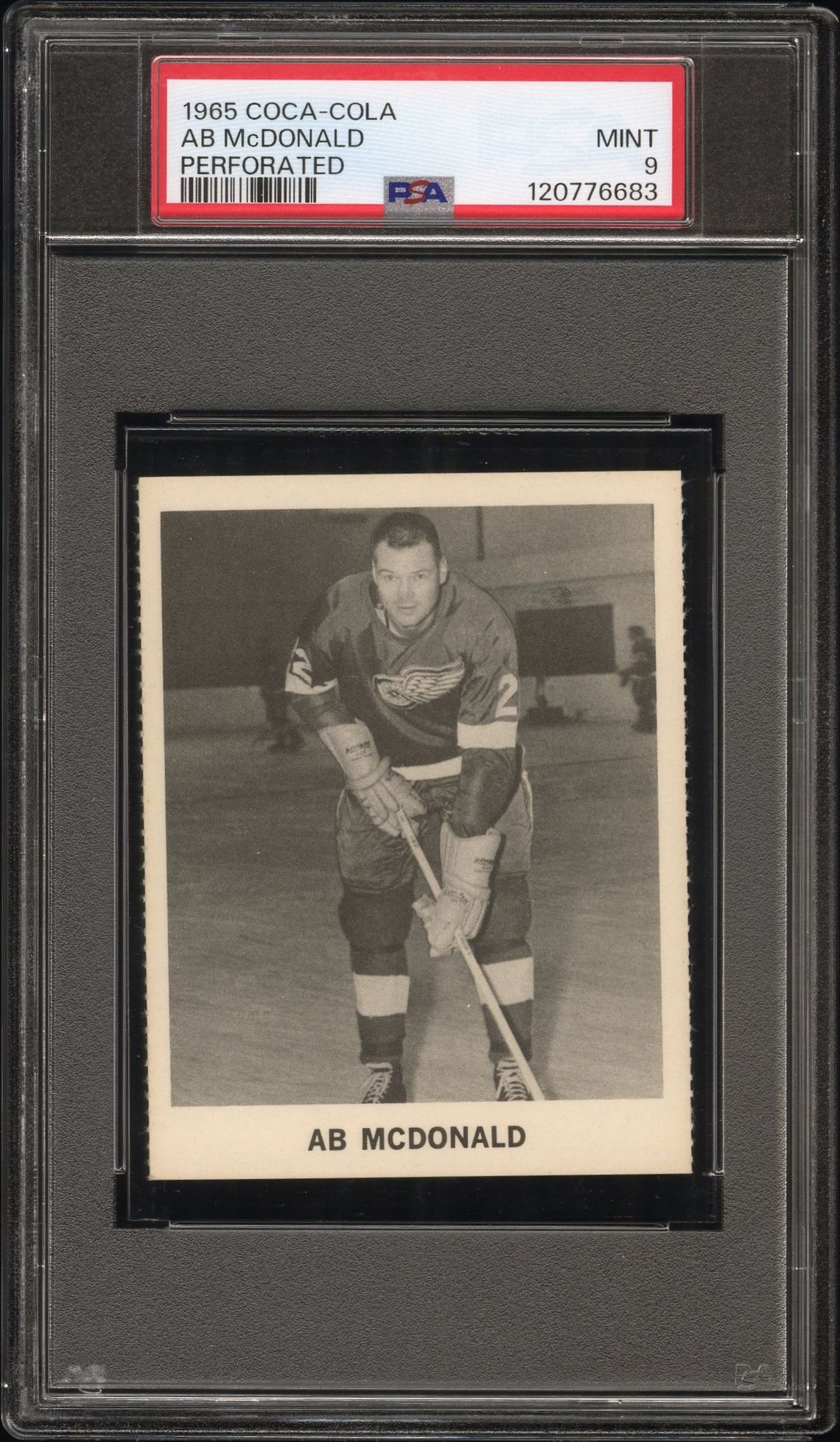 1965 Coca-Cola Ab Mcdonald (Perforated) Mint 9 front