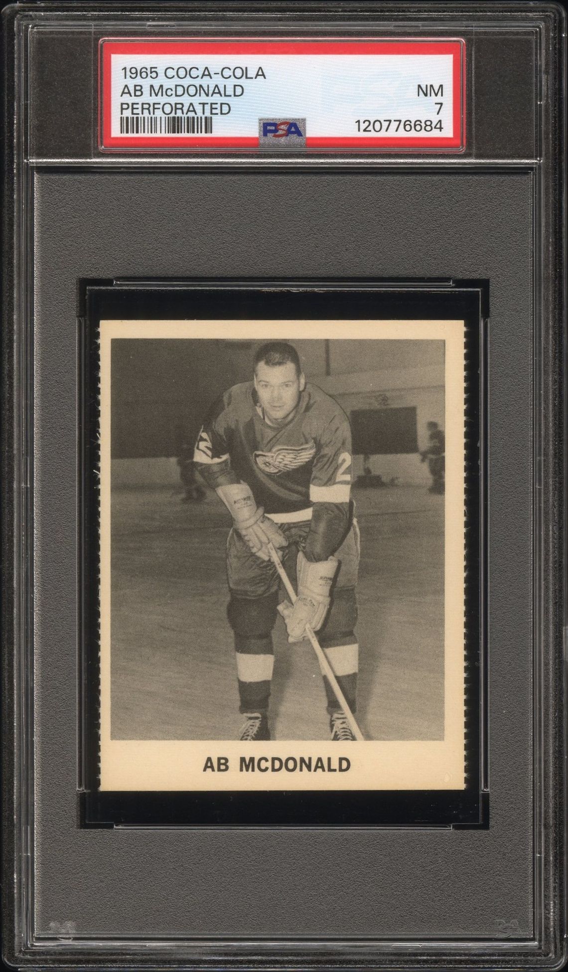 1965 Coca-Cola Ab Mcdonald (Perforated) Nm 7 front