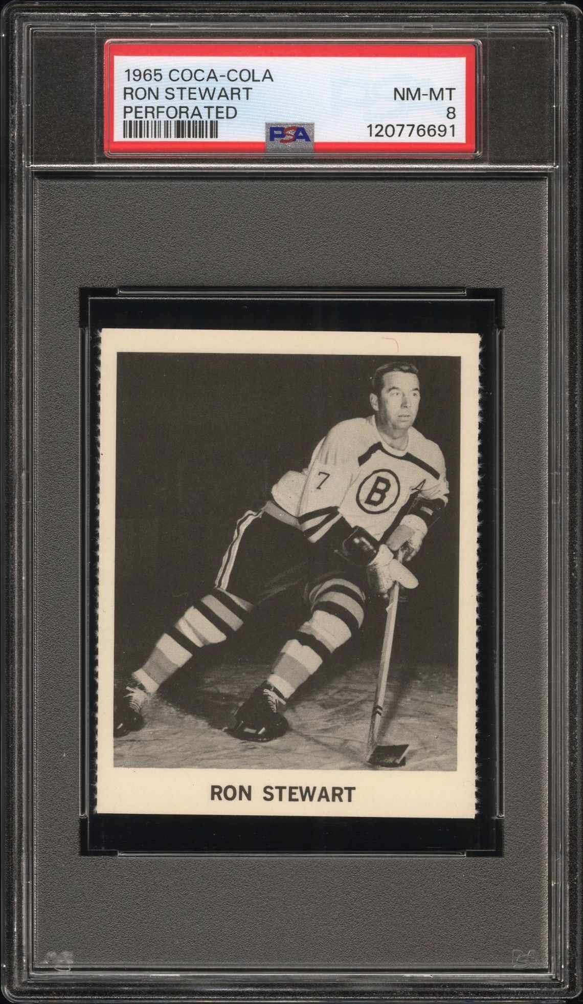 1965 Coca-Cola Ron Stewart (Perforated) Nm-Mt 8 front