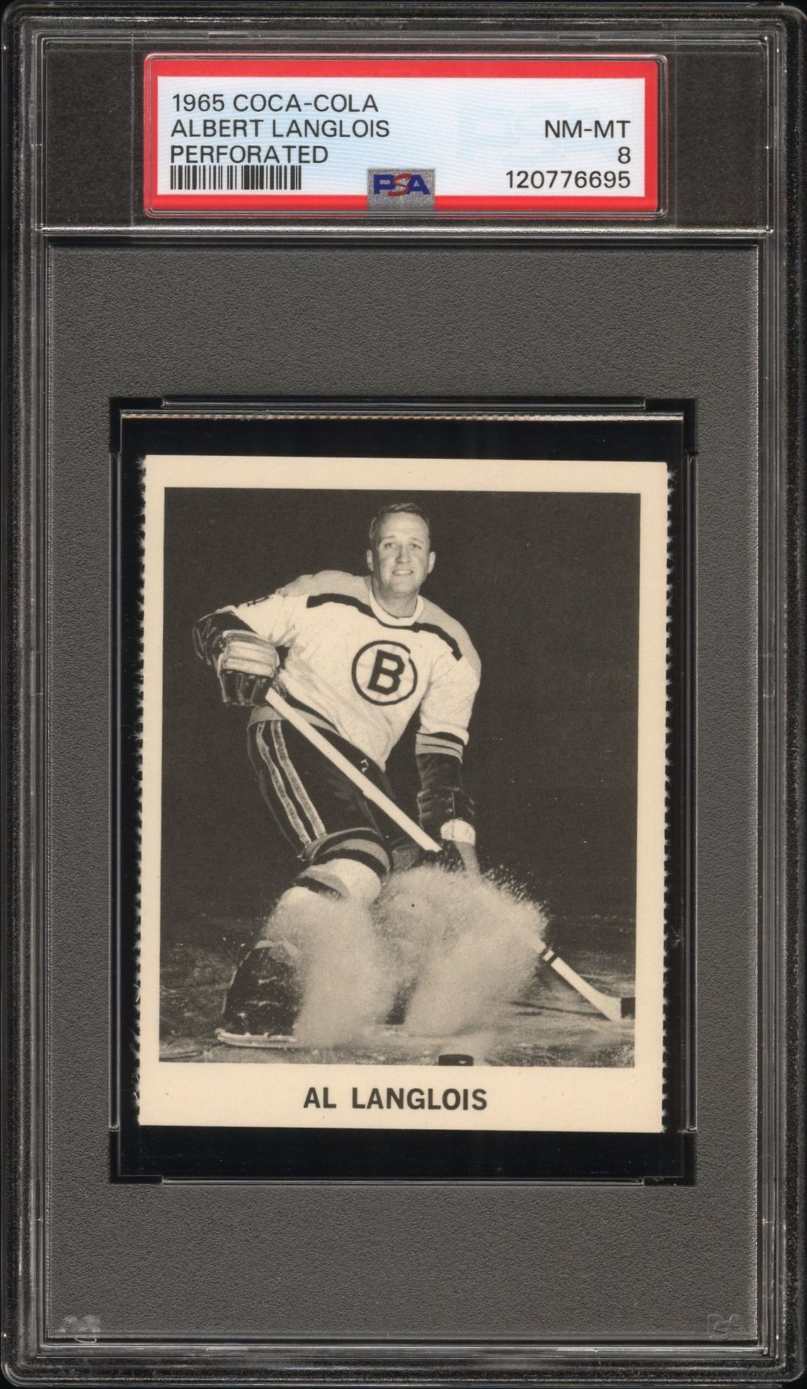 1965 Coca-Cola Albert Langlois (Perforated) Nm-Mt 8 front