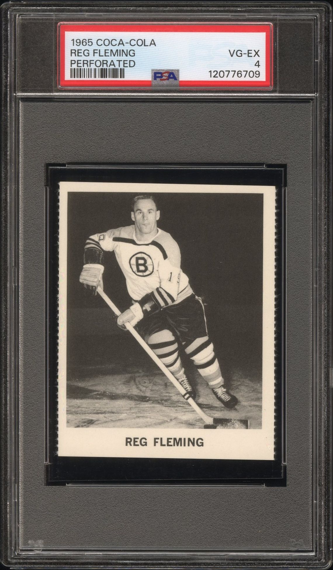 1965 Coca-Cola Reg Fleming (Perforated) Vg-Ex 4 front