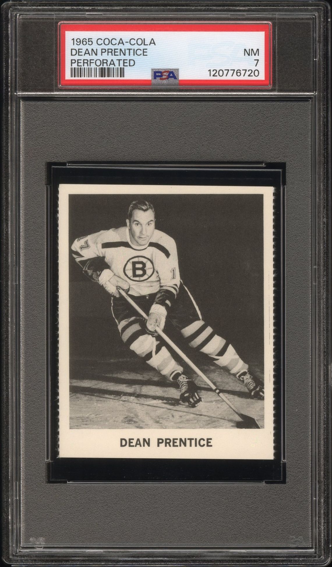 1965 Coca-Cola Dean Prentice (Perforated) Nm 7 front
