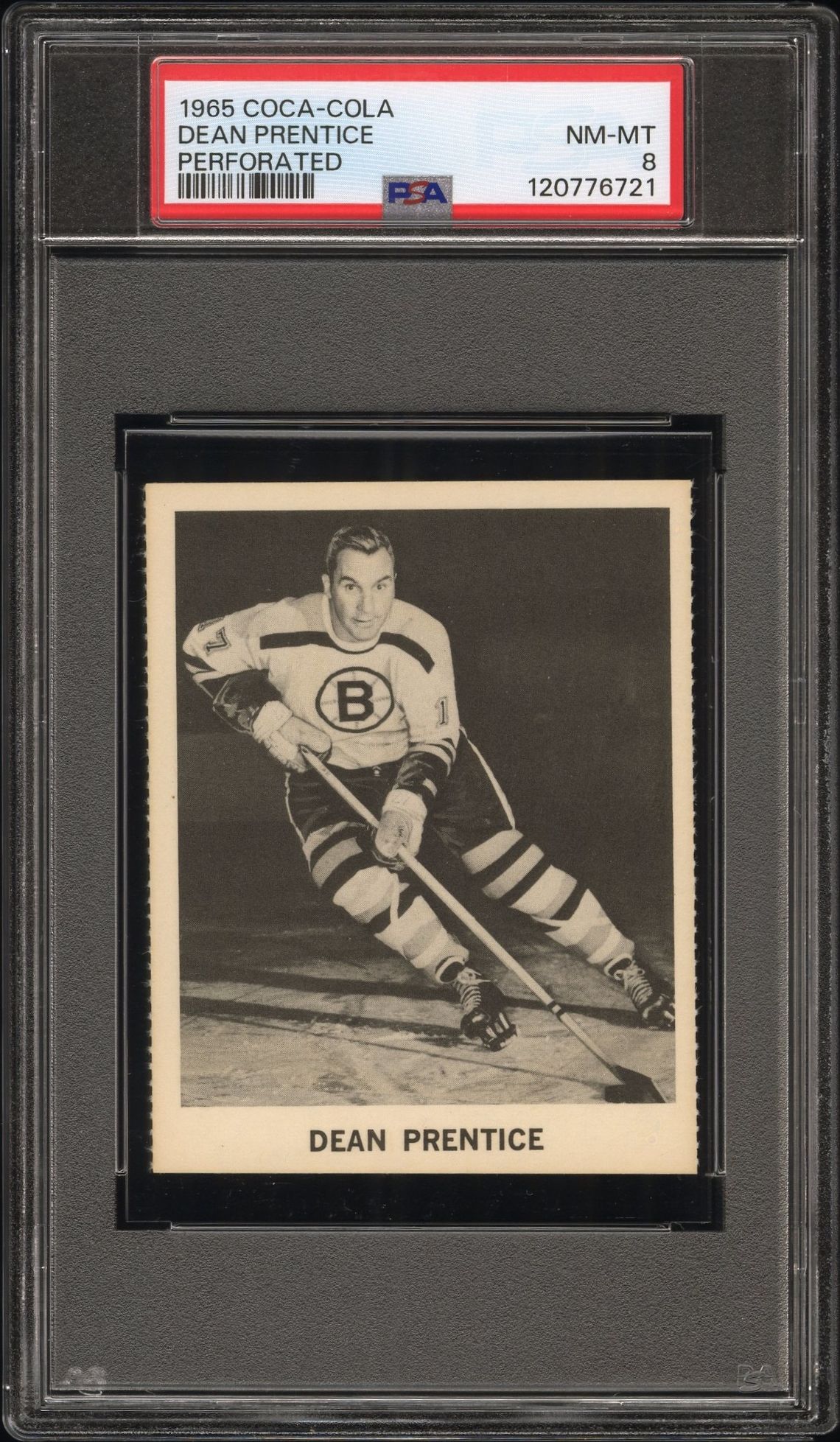 1965 Coca-Cola Dean Prentice (Perforated) Nm-Mt 8 front