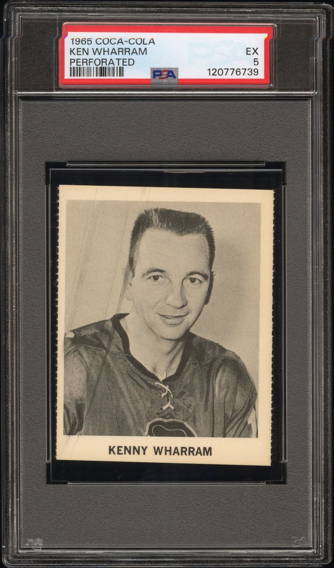 1965 Coca-Cola Ken Wharram (Perforated) Ex 5 front