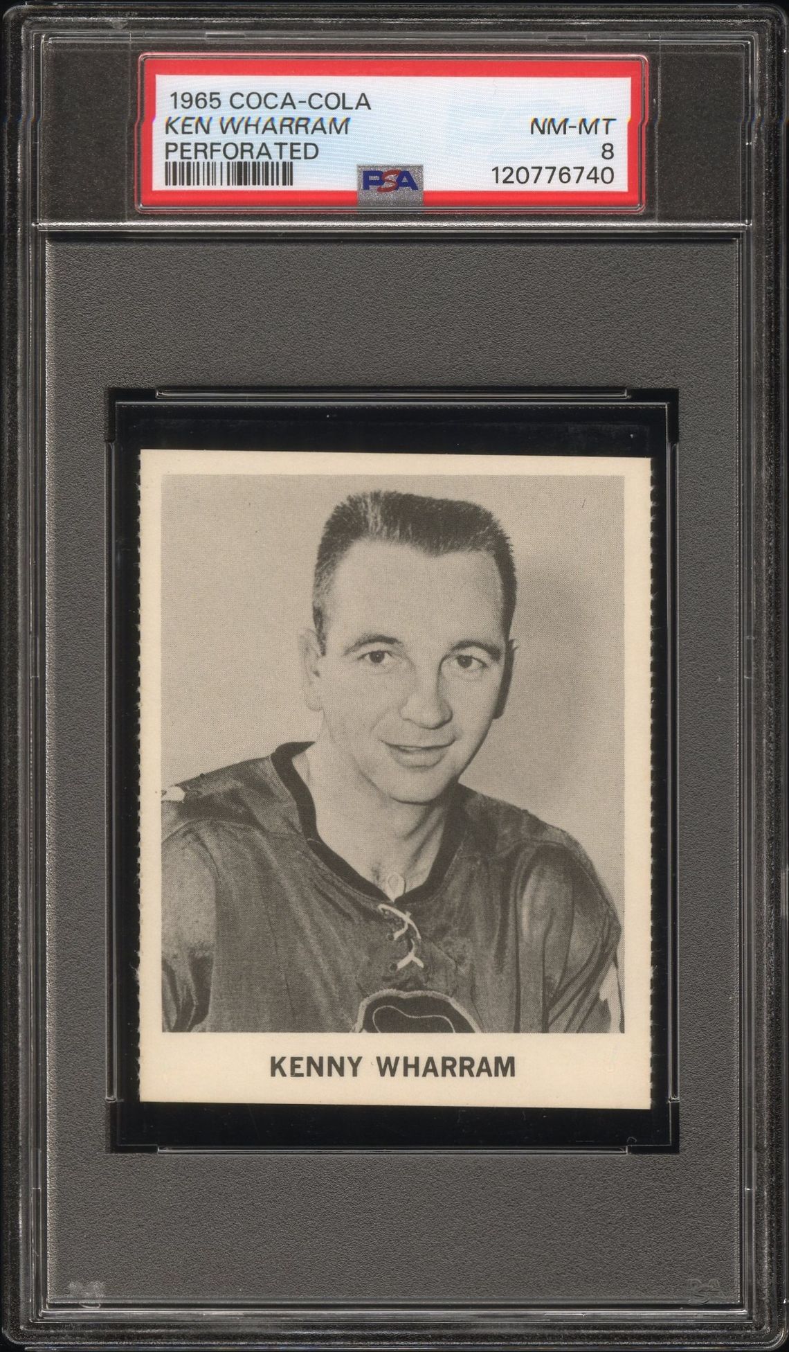 1965 Coca-Cola Ken Wharram (Perforated) Nm-Mt 8 front