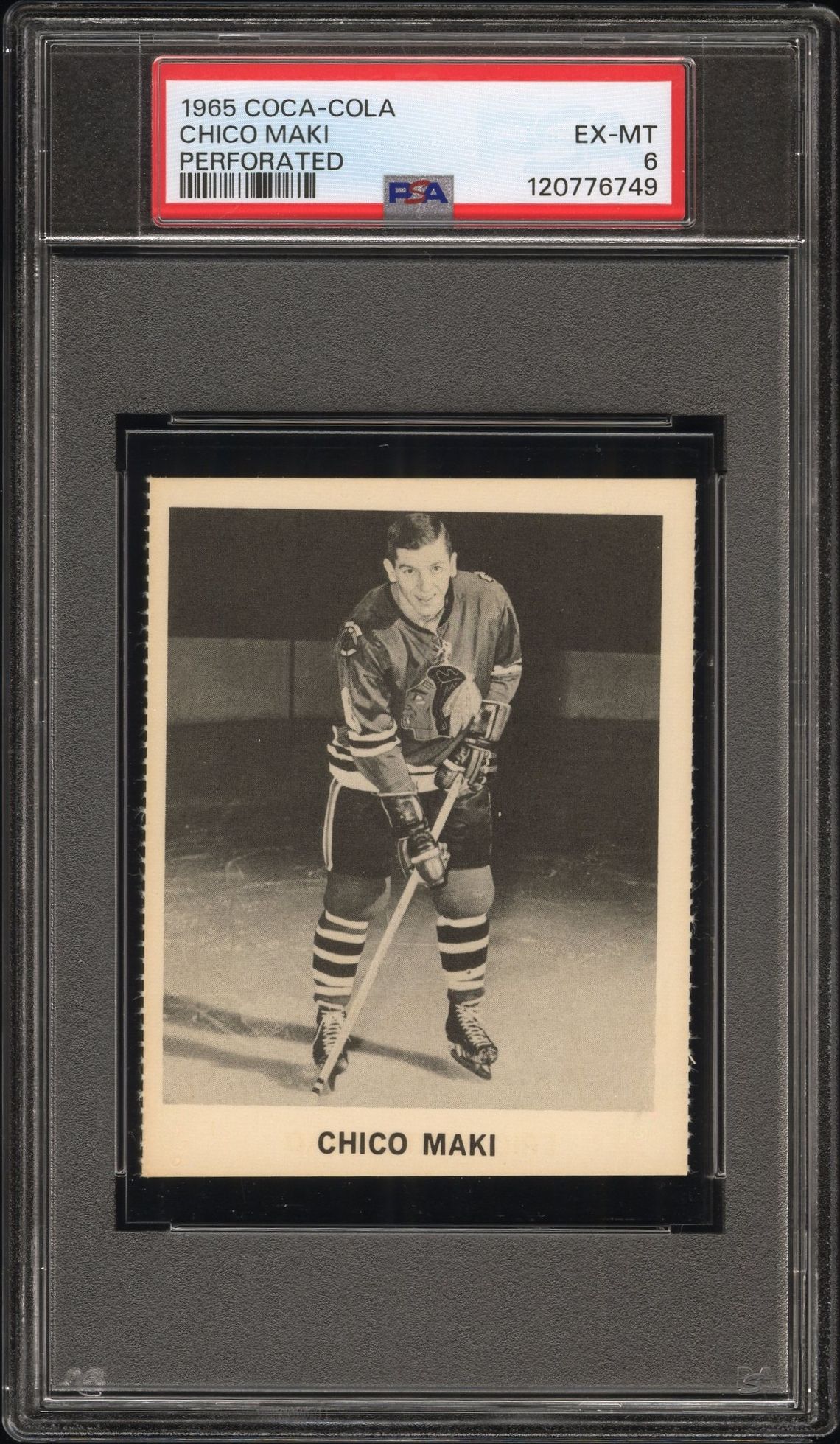 1965 Coca-Cola Chico Maki (Perforated) Ex-Mt 6 front