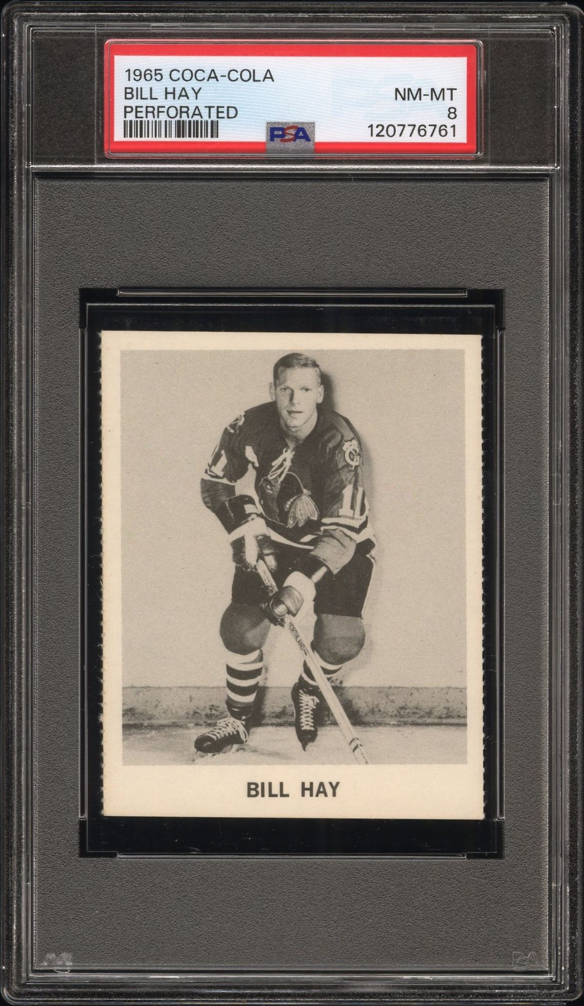 1965 Coca-Cola Bill Hay (Perforated) Nm-Mt 8 front