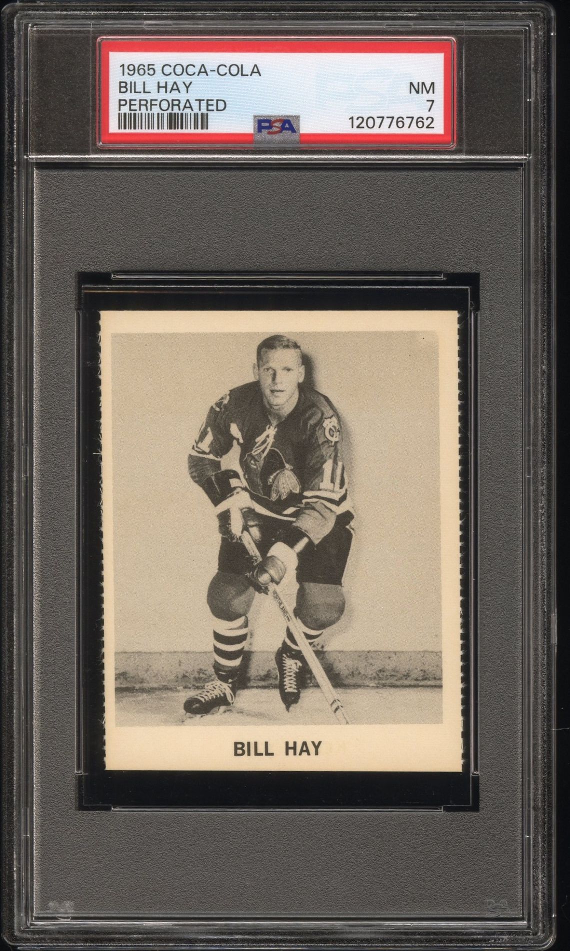 1965 Coca-Cola Bill Hay (Perforated) Nm 7 front