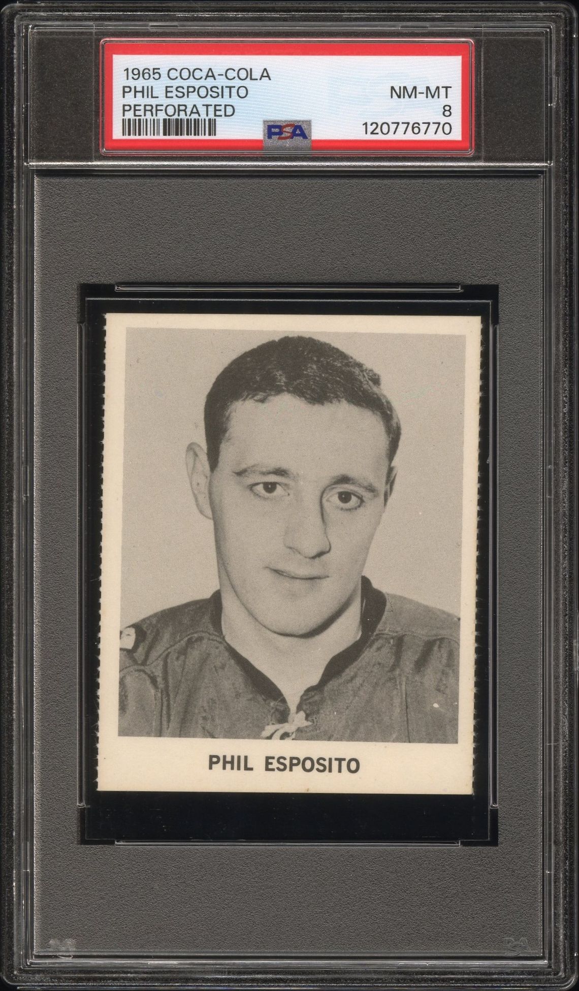 1965 Coca-Cola Phil Esposito (Perforated) Nm-Mt 8 front