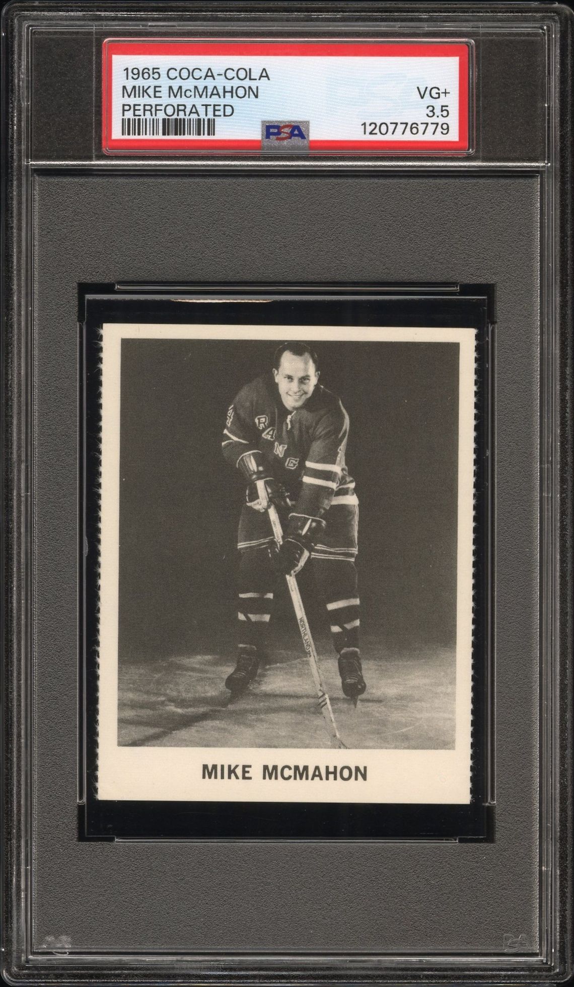 1965 Coca-Cola Mike Mcmahon (Perforated) Vg+ 3.5 front