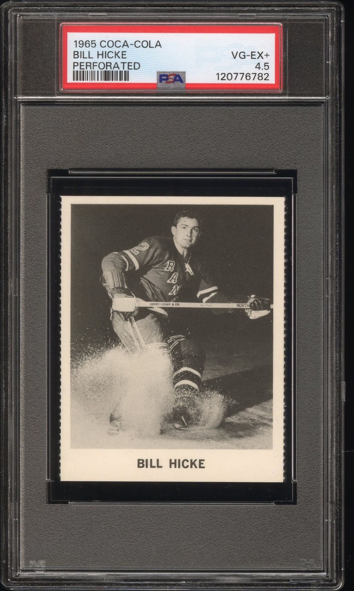 1965 Coca-Cola Bill Hicke (Perforated) Vg-Ex+ 4.5 front