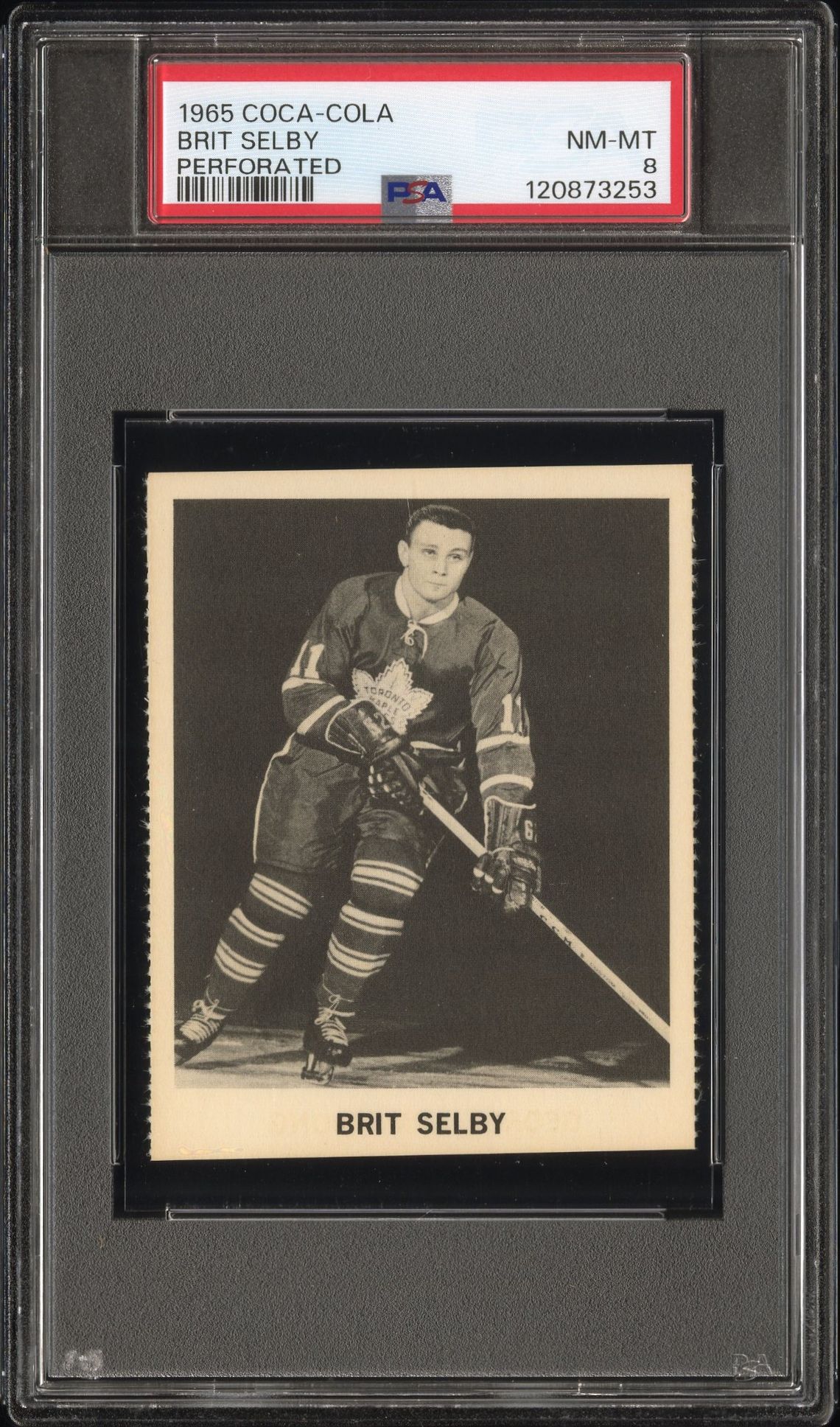 1965 Coca-Cola Brit Selby (Perforated) Nm-Mt 8 front