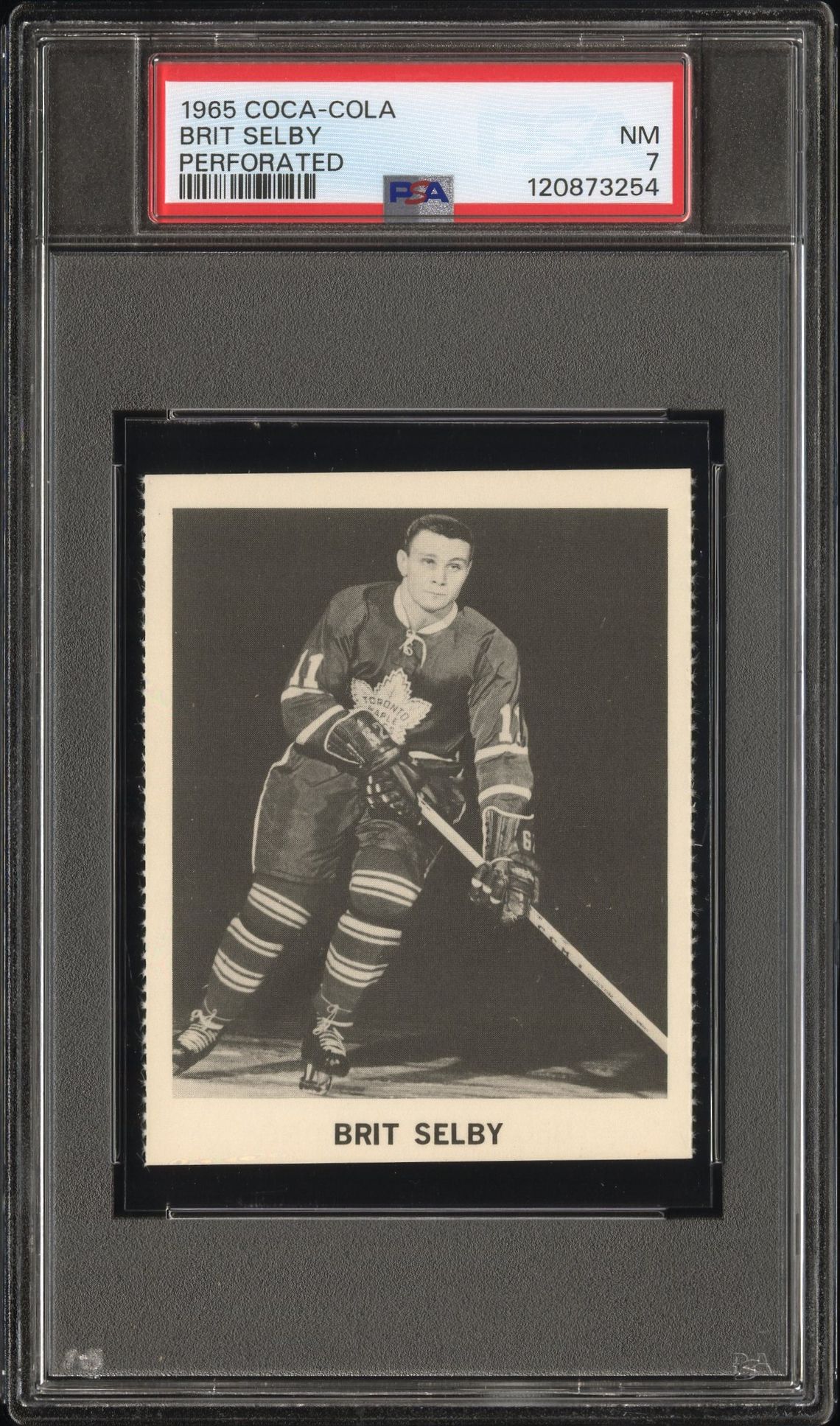 1965 Coca-Cola Brit Selby (Perforated) Nm 7 front