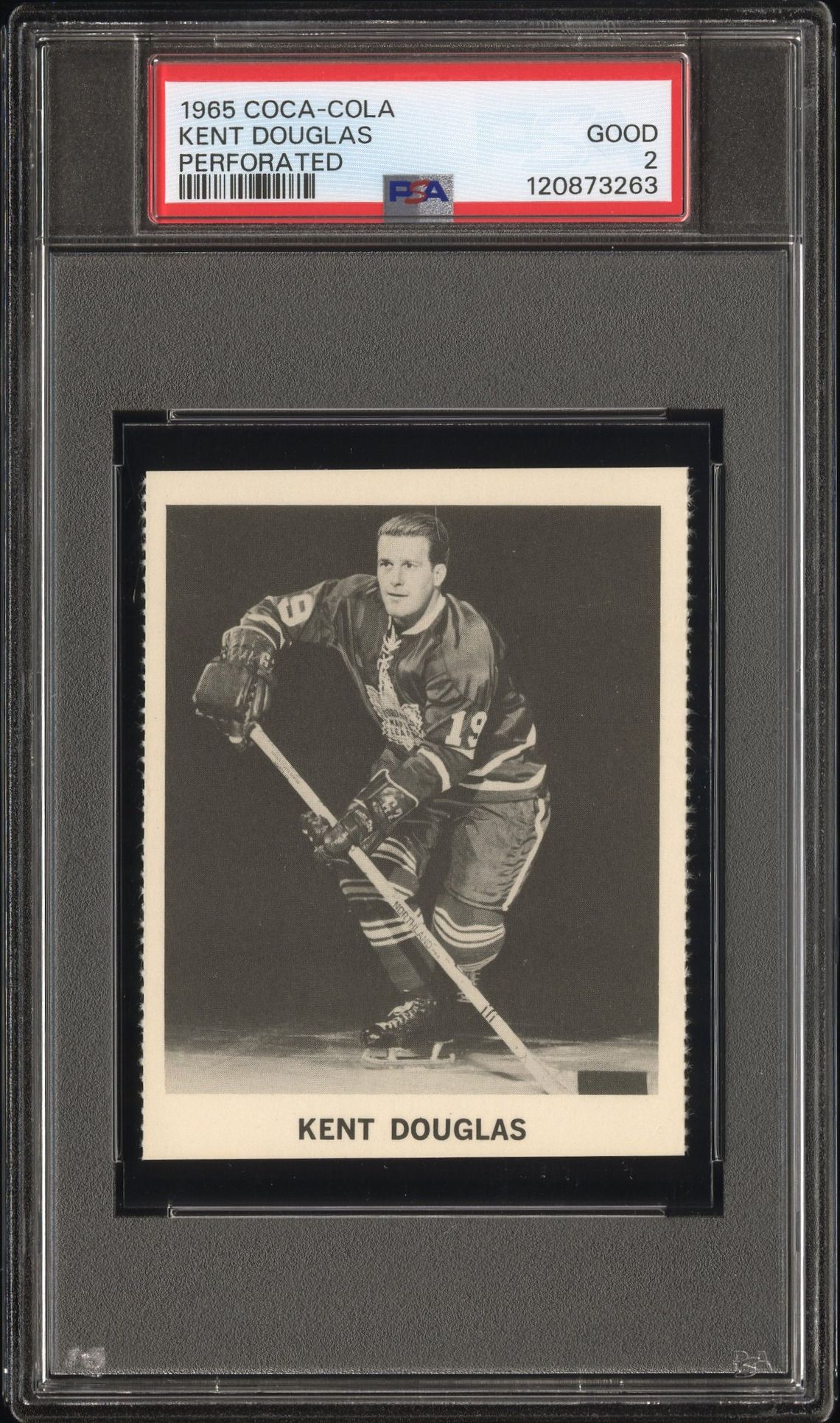 1965 Coca-Cola Kent Douglas (Perforated) Good 2 front